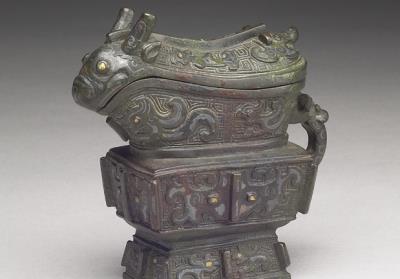 图片[2]-Yi water vessel with coiling kui dragon pattern, Ming to Qing dynasty-China Archive